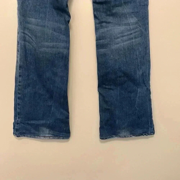 Zara Woman Premium Denim  boot cut, low rise, distressed jeans 30 x 31 - Picture 5 of 9